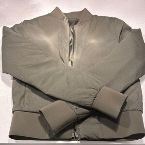 lululemon athletica Olive Bomber Jacket reversible